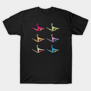 Guitar Capo Pop Colors Theme T-Shirt